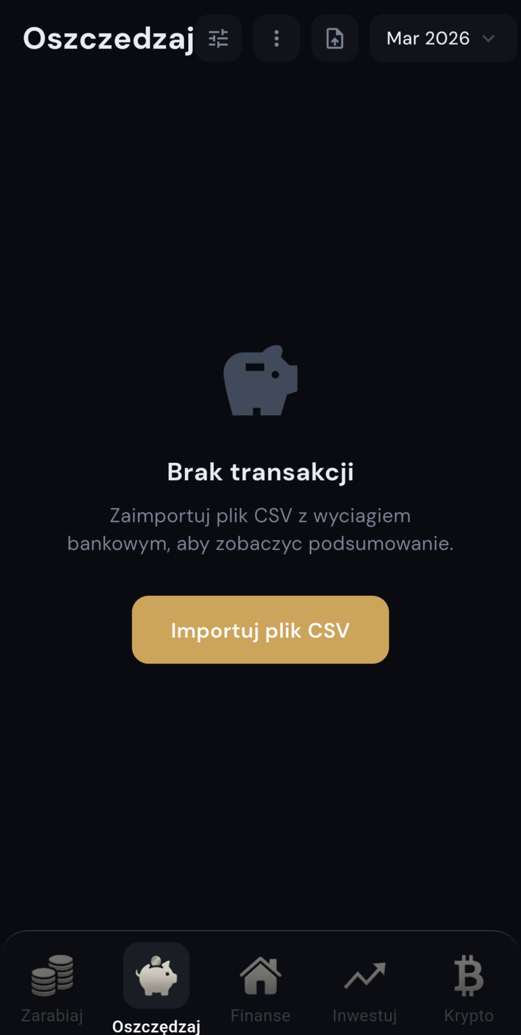 ZOI — ekran Oszczędzaj (PFM)